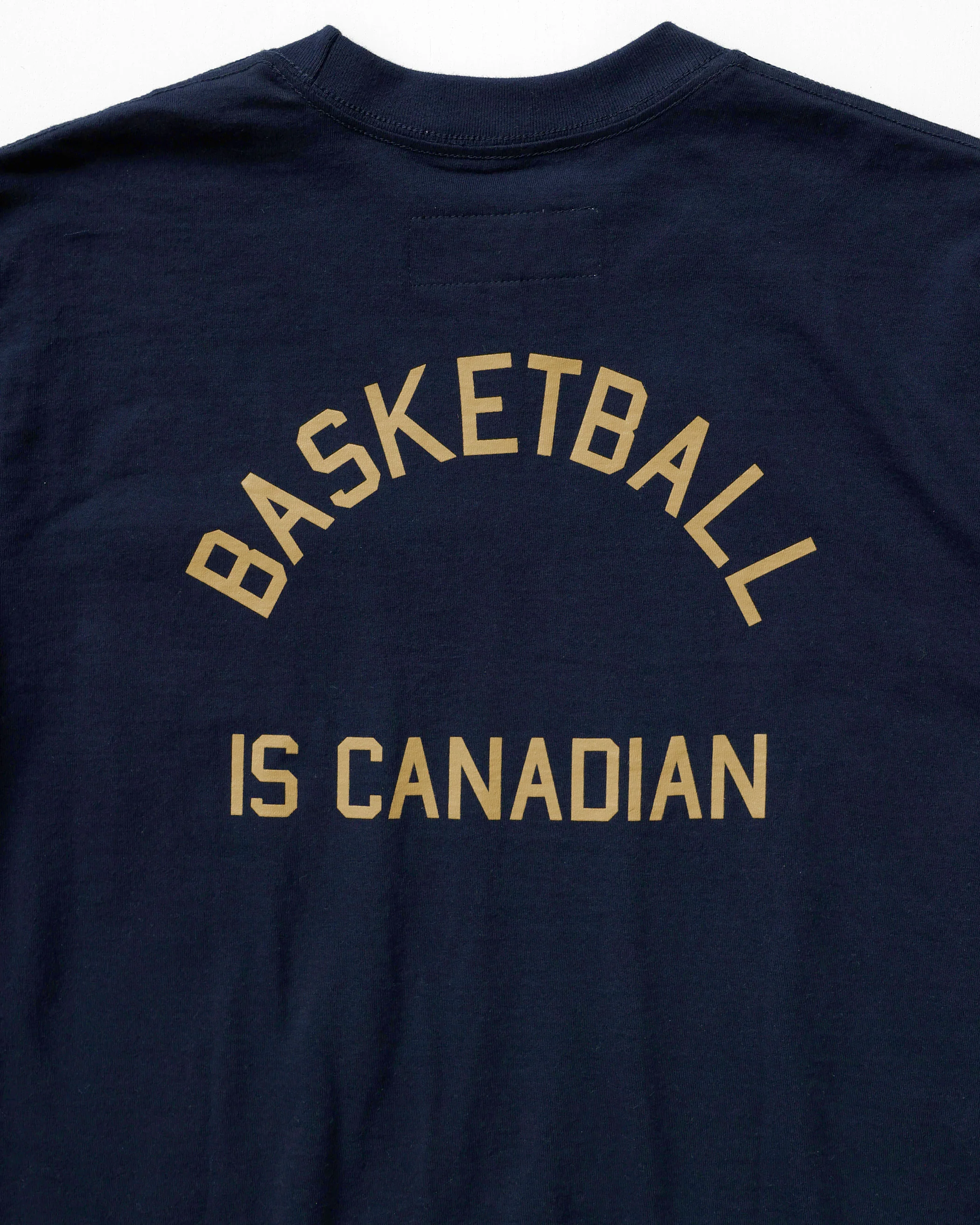 Basketball Long Sleeve Tee Navy - Unisex - Image 6