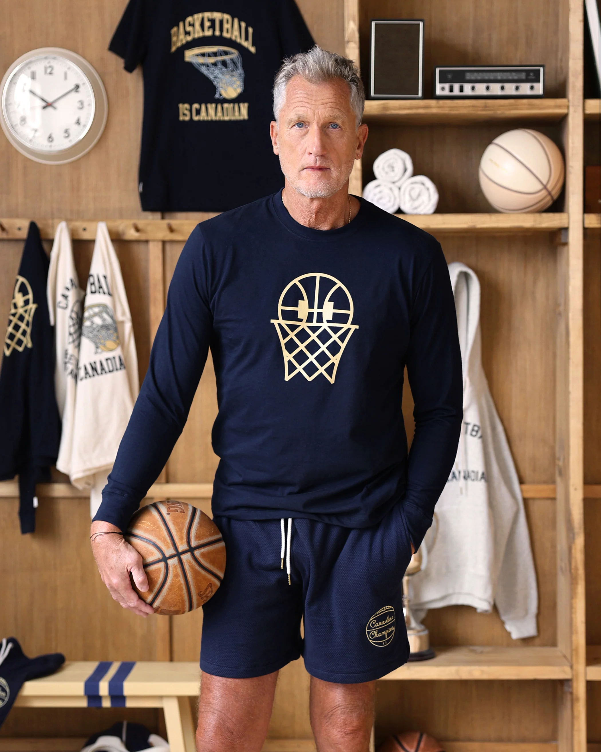 Basketball Mesh Short Navy - Mens - Image 3