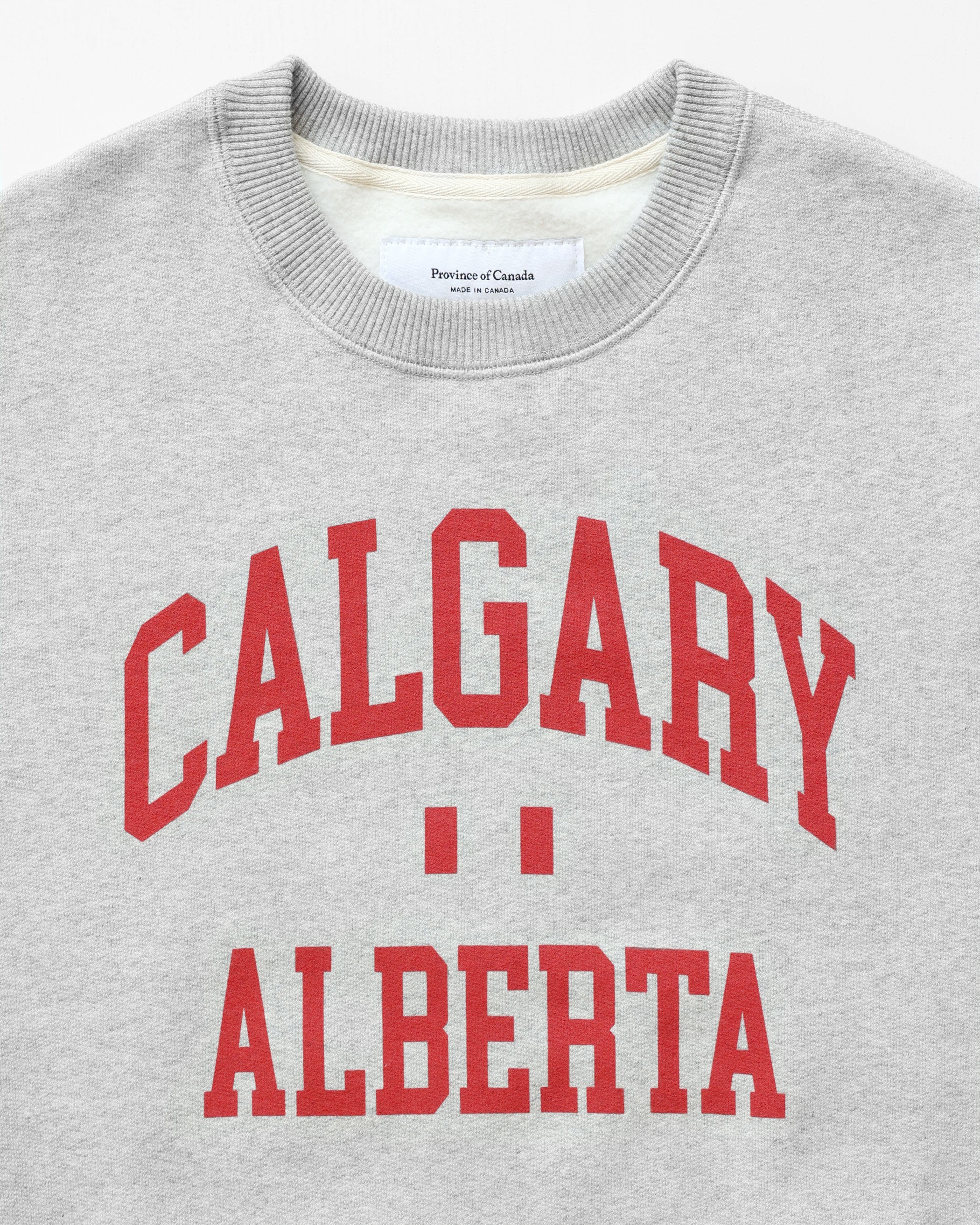 Calgary Fleece Sweatshirt Heather Grey - Unisex - Image 4
