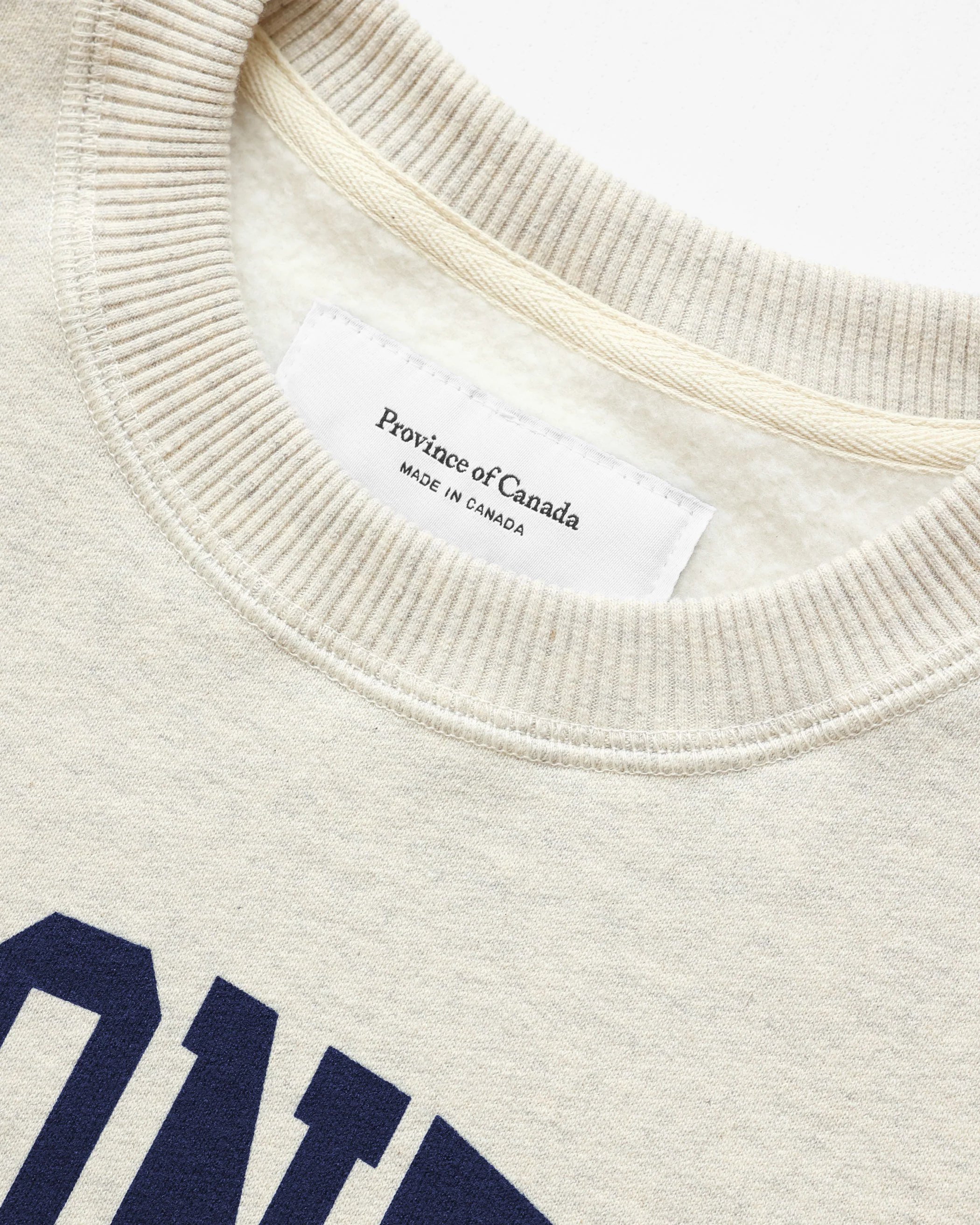 Edmonton Fleece Sweatshirt Eggshell - Unisex - Image 3
