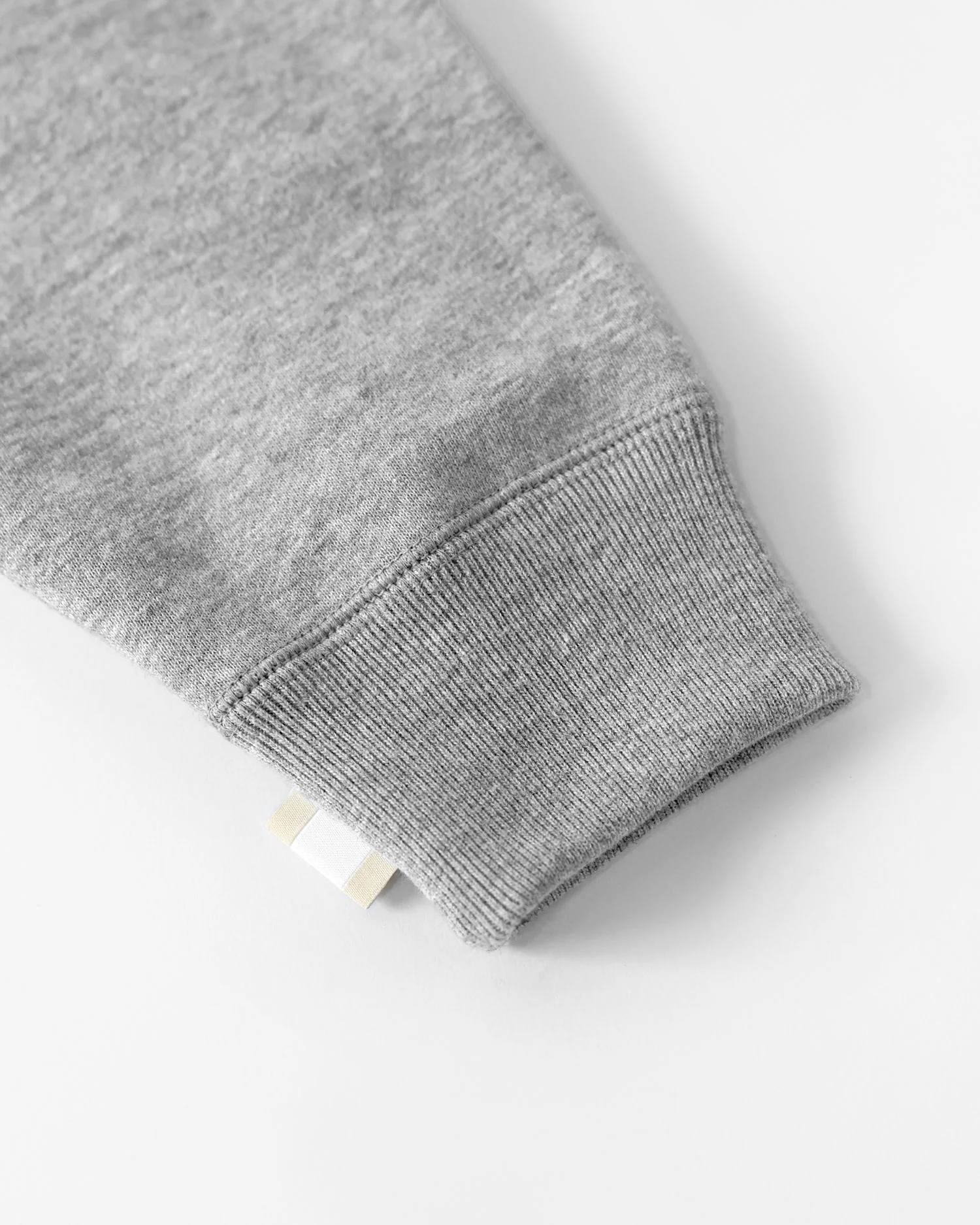 Flag Fleece Sweatshirt Heather Grey - Unisex - Image 5