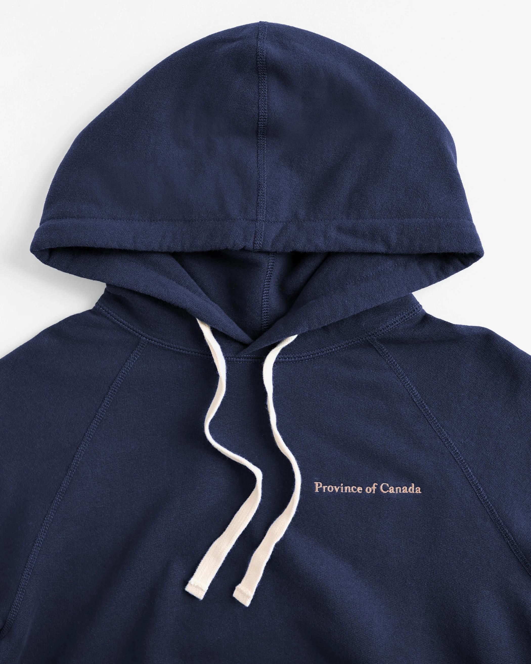 French Terry Hoodie Navy - Unisex - Image 4
