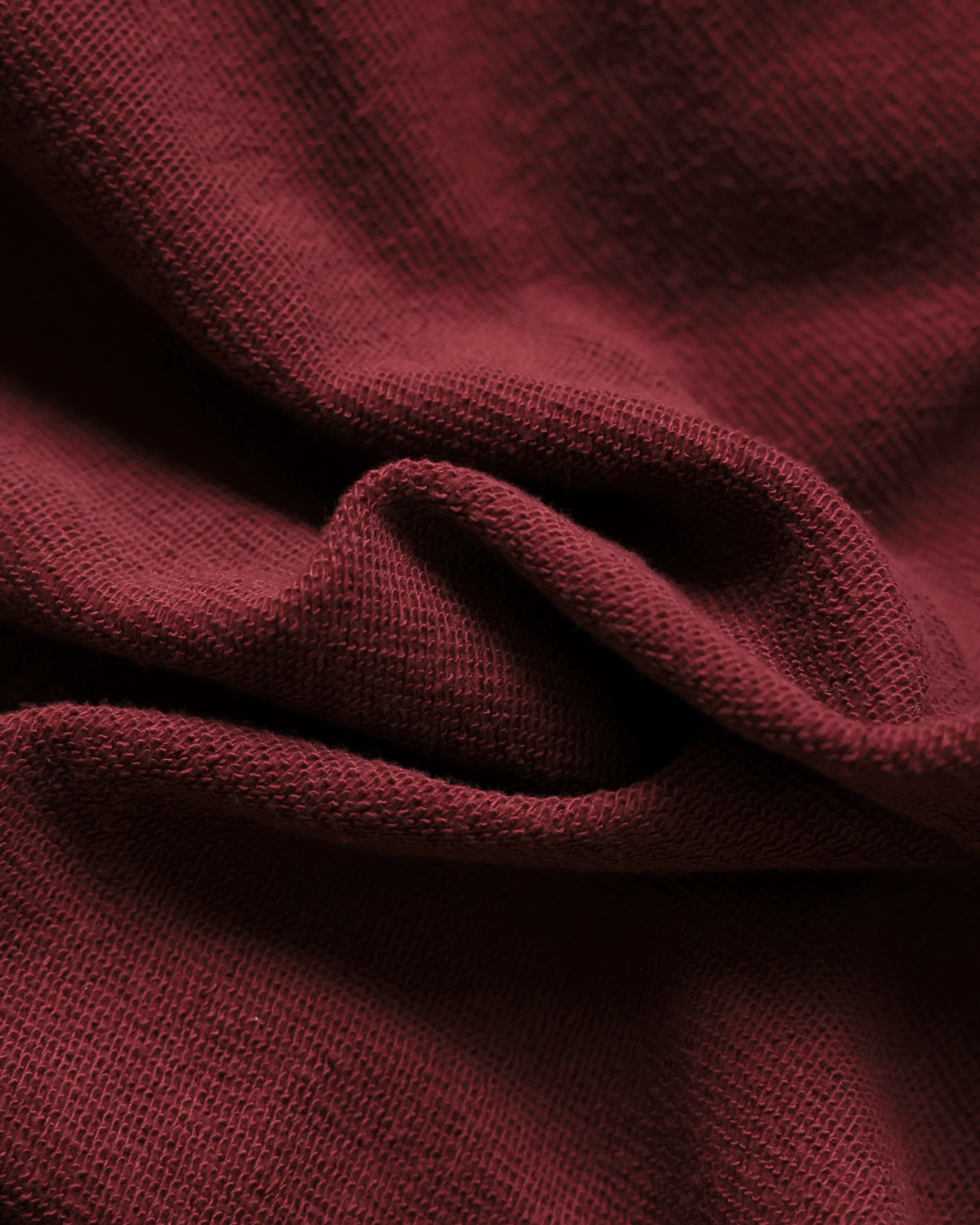 French Terry Sweatshirt Burgundy - Unisex - Image 3