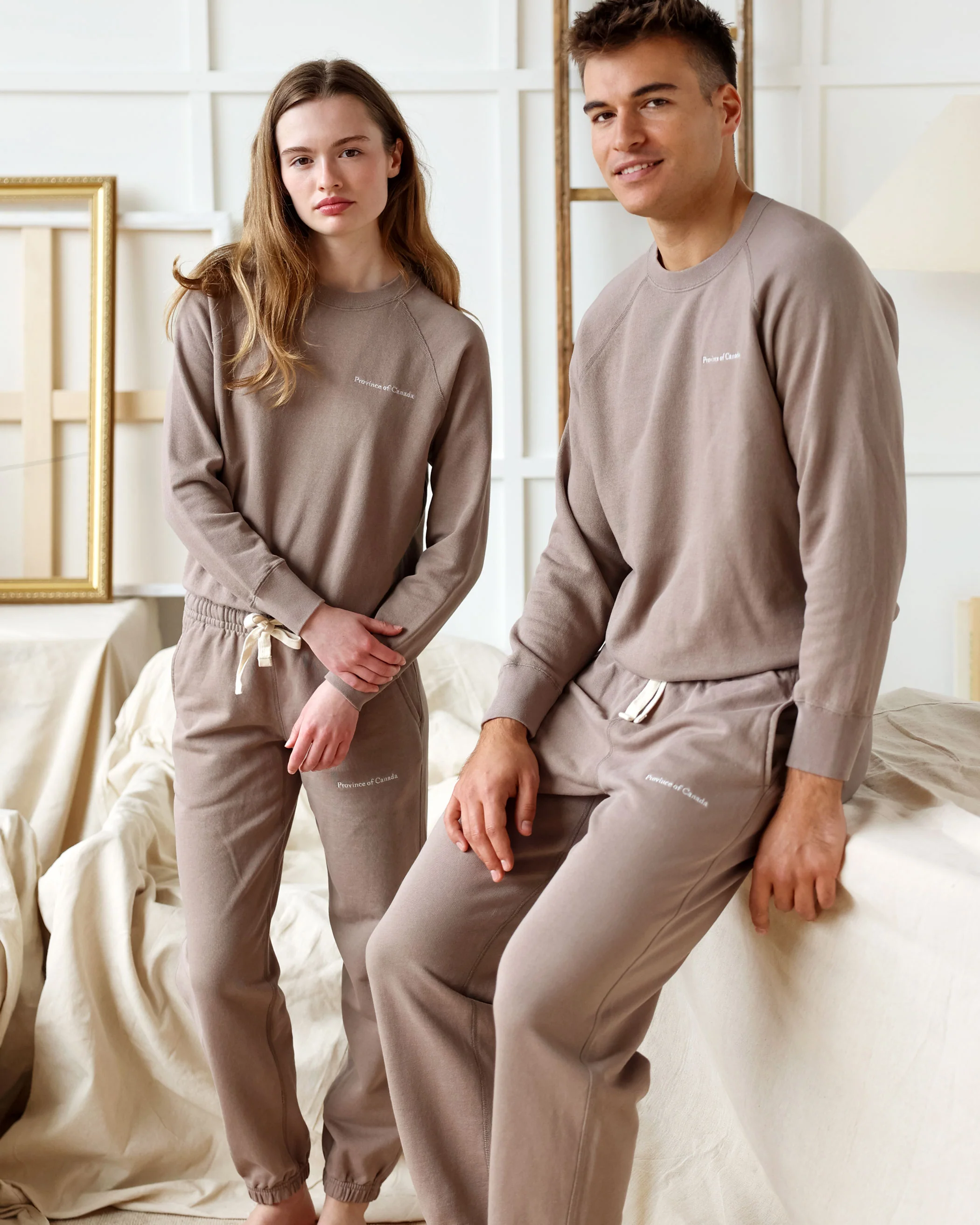 French Terry Sweatshirt Mocha - Unisex - Image 3