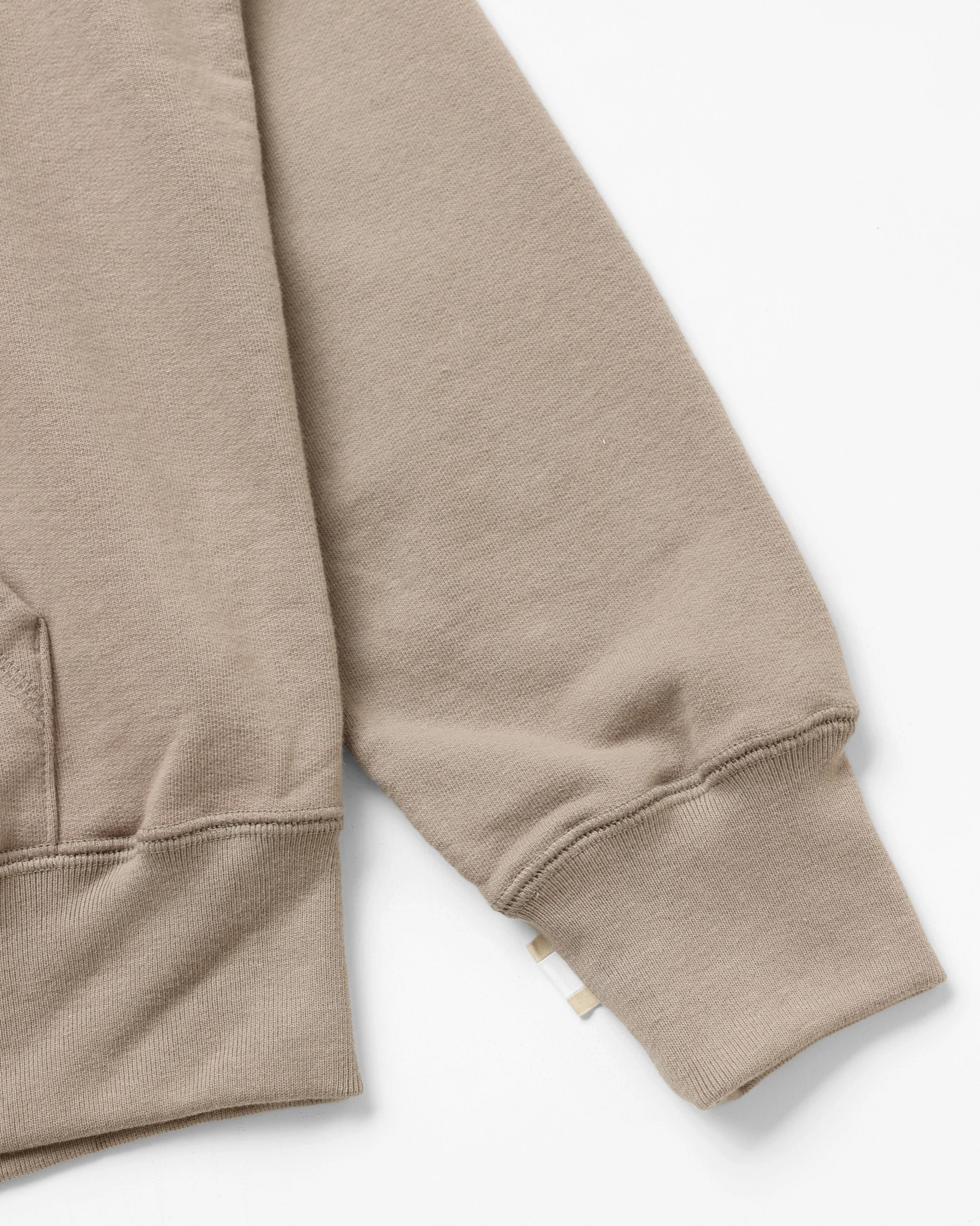 French Terry Zip Hoodie Mocha - Unisex - Image 7