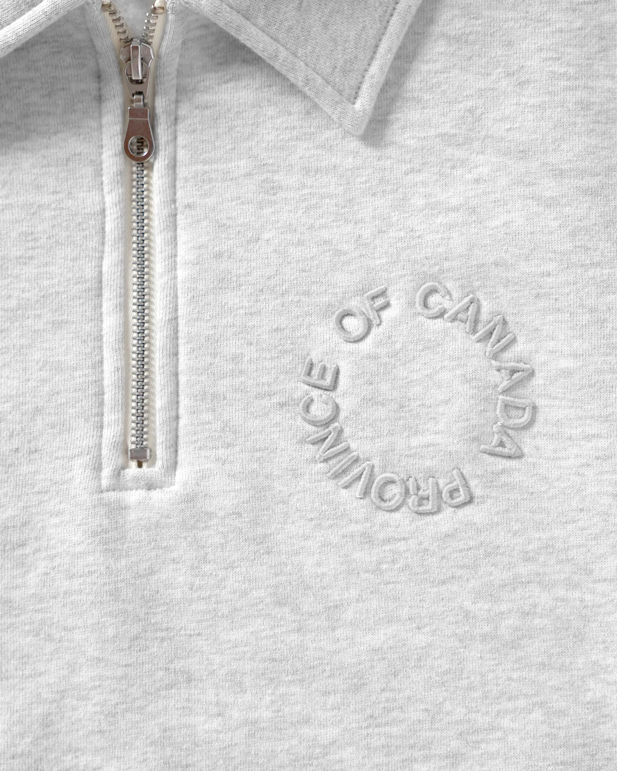 Half Zip Fleece Sweatshirt Cloud - Unisex - Image 5