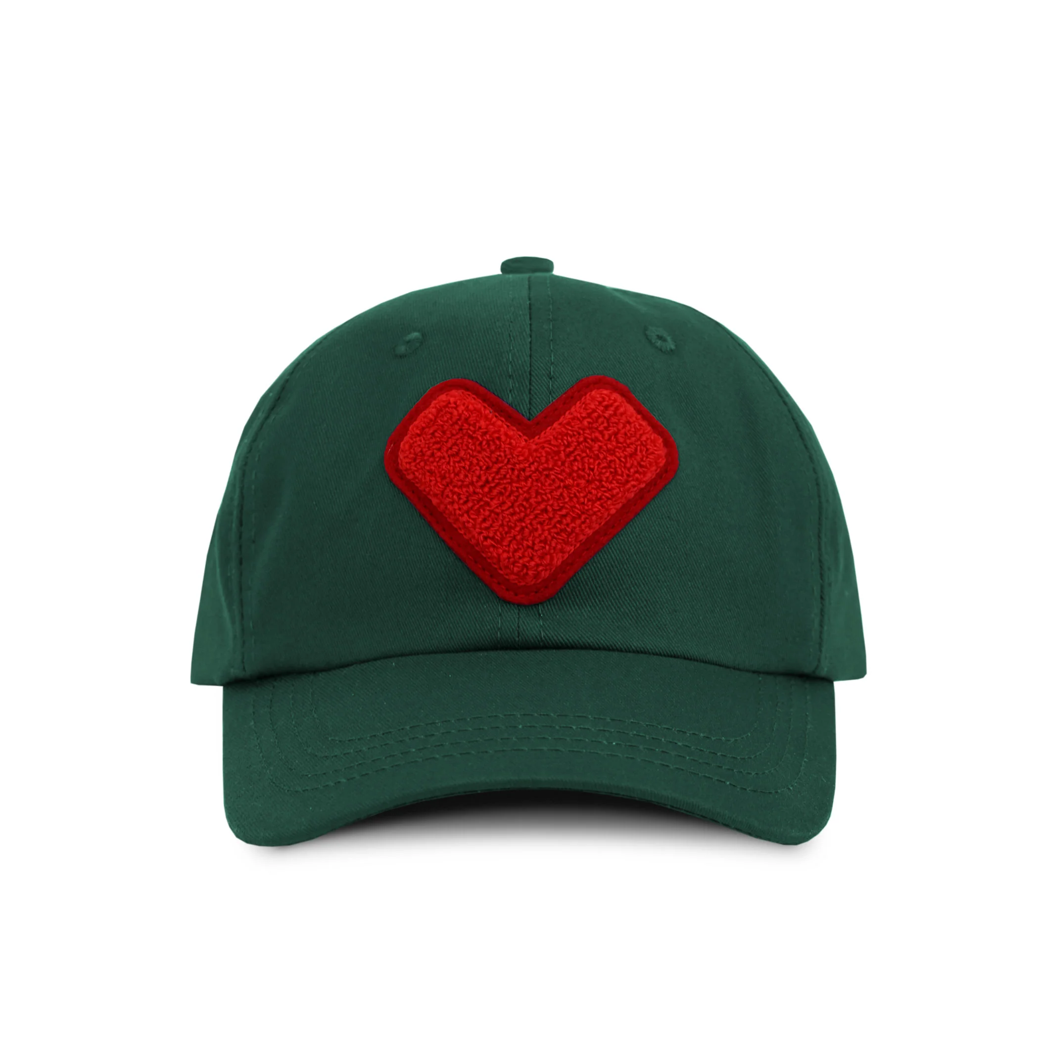 Heart Baseball Hat Forest
