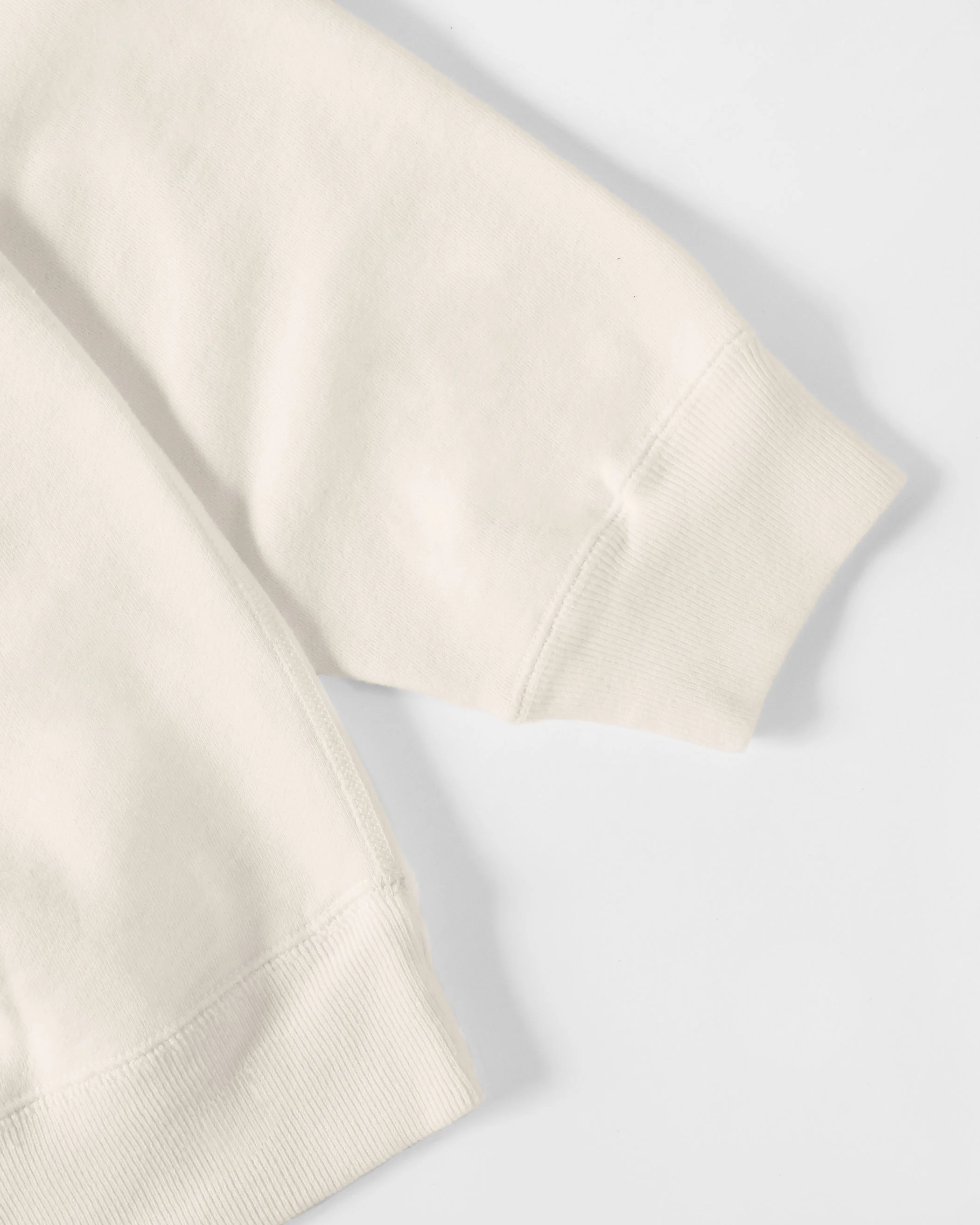 Leslieville Fleece Sweatshirt Cream - Unisex - Image 2