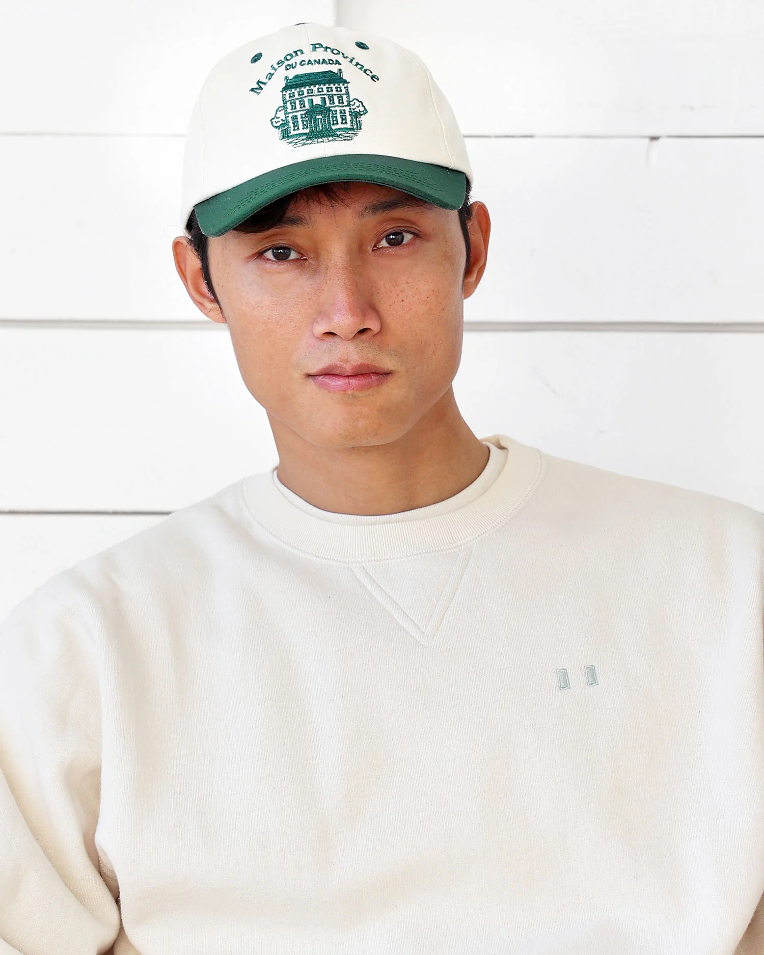 Maison Baseball Hat Natural Forest - Image 3