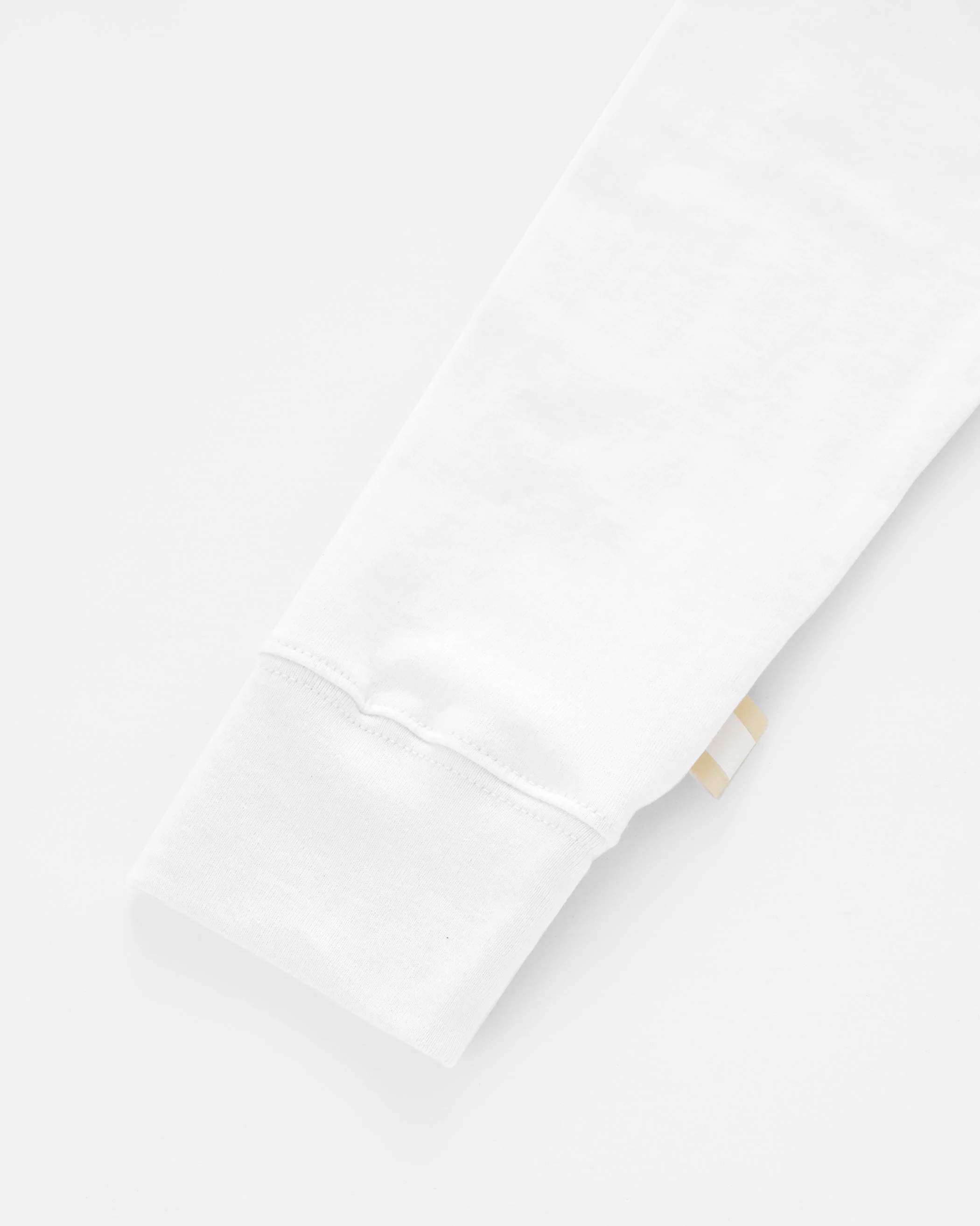 Monday Long Sleeve Crop Top White - Image 4
