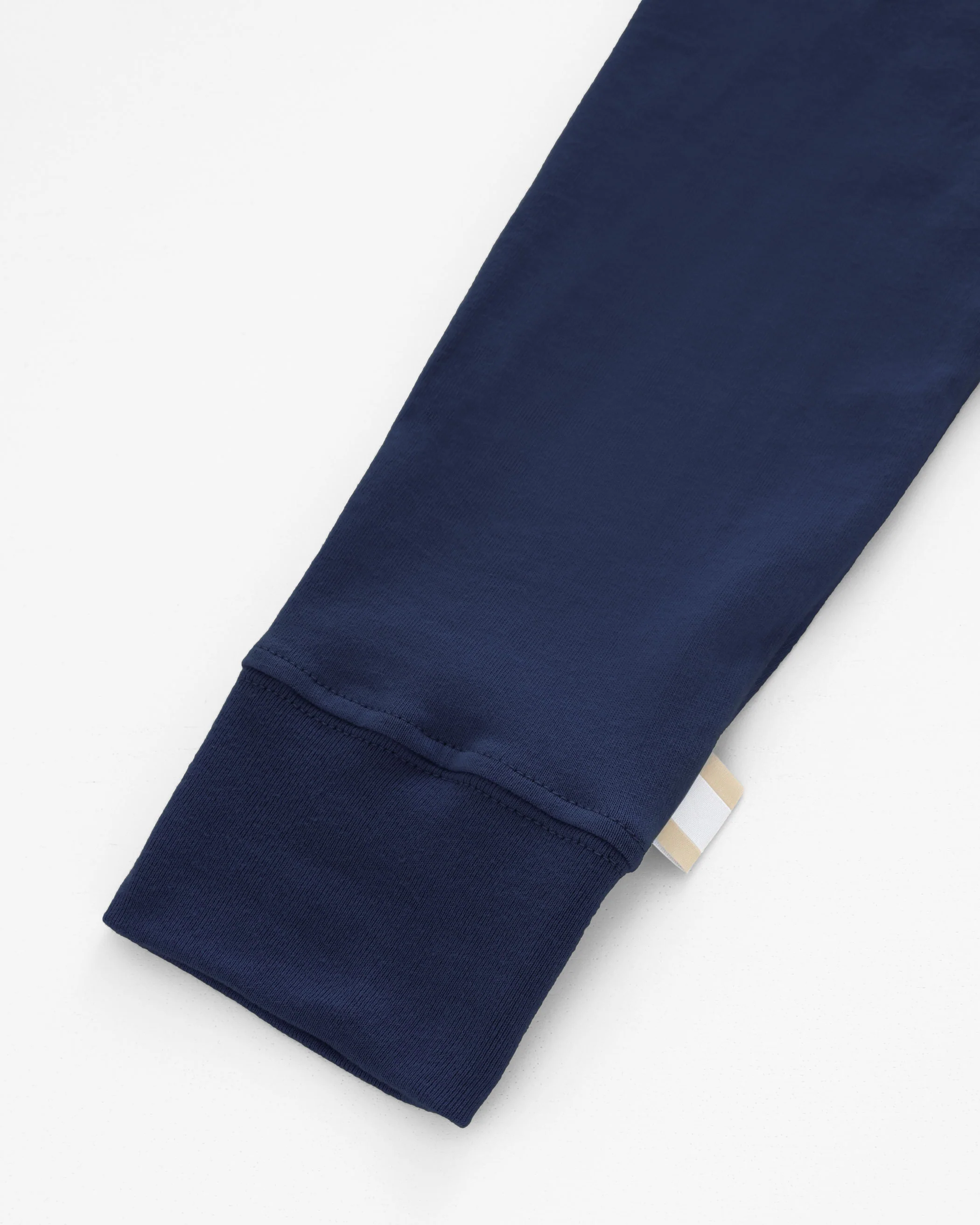 Monday Long Sleeve Tee Navy - Unisex - Image 4