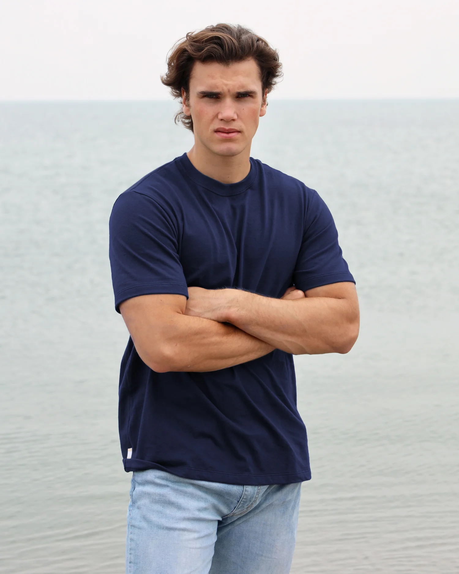 Original - Monday Tee Navy - Unisex - Image 9