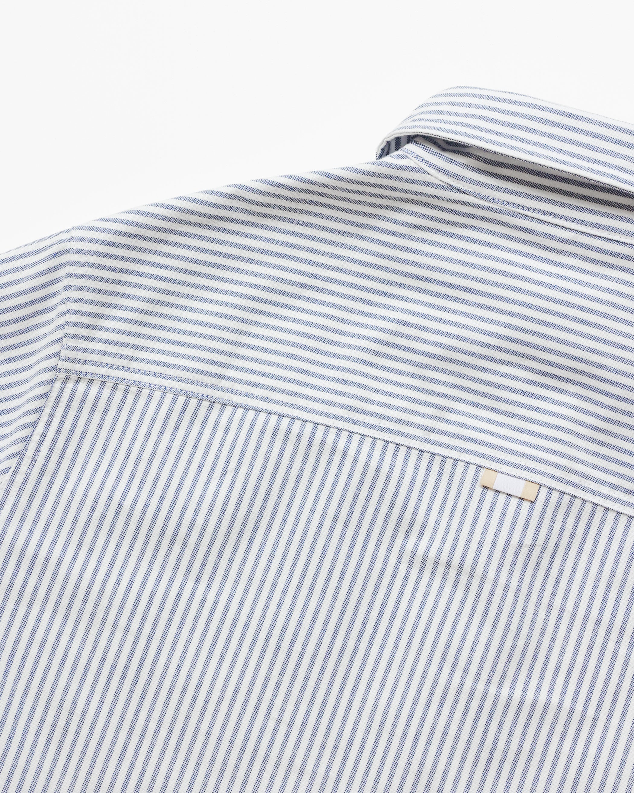 Oxford Stripe Dress Navy - Image 6