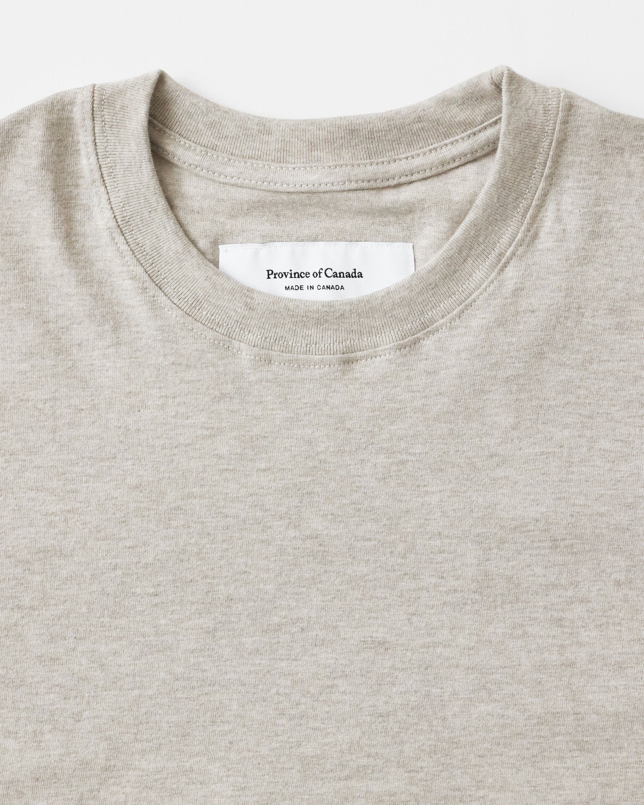 Pocket T-Shirt Dress Oatmeal - Image 3