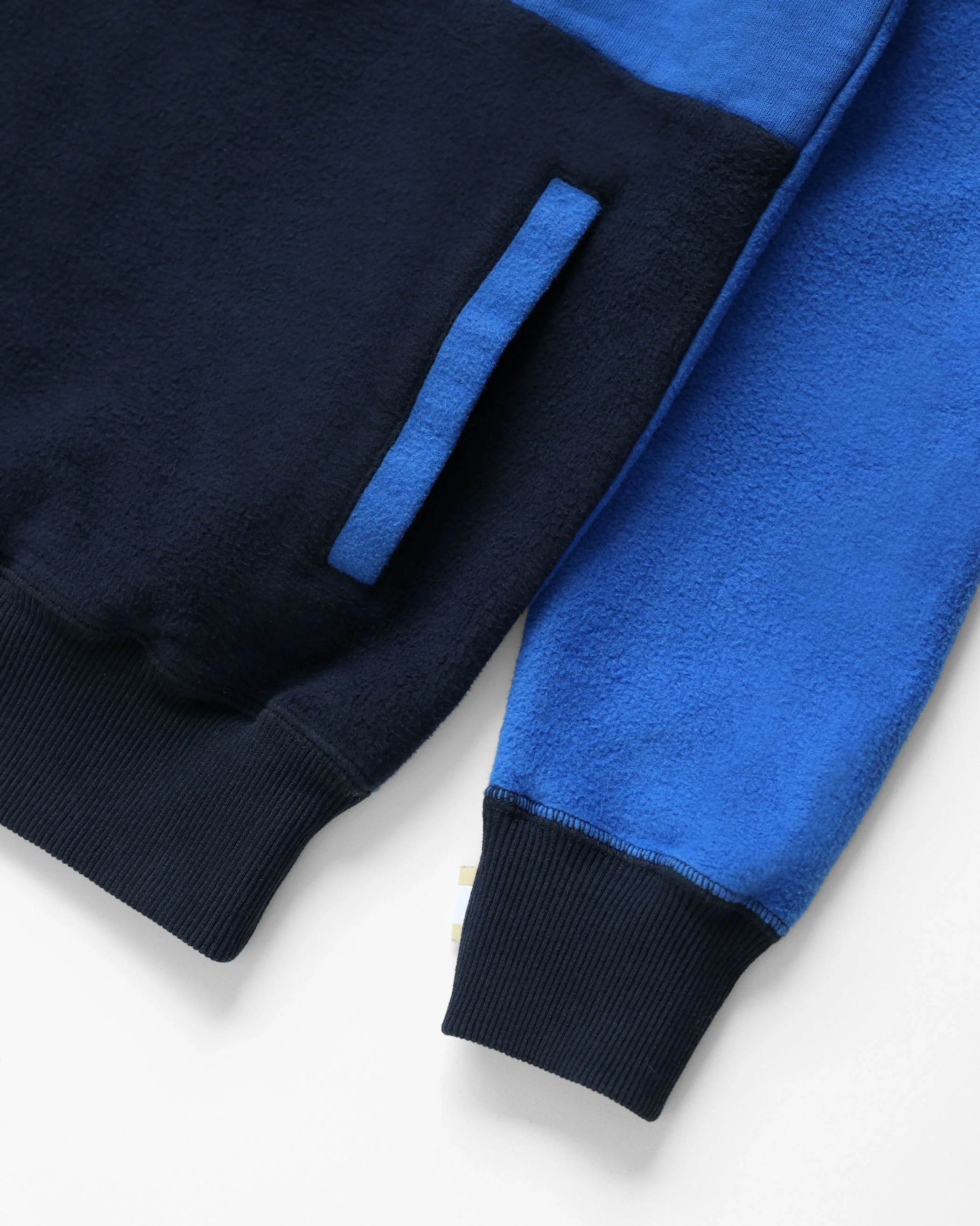 Reverse Fleece Pullover Royal Navy - Unisex - Image 5