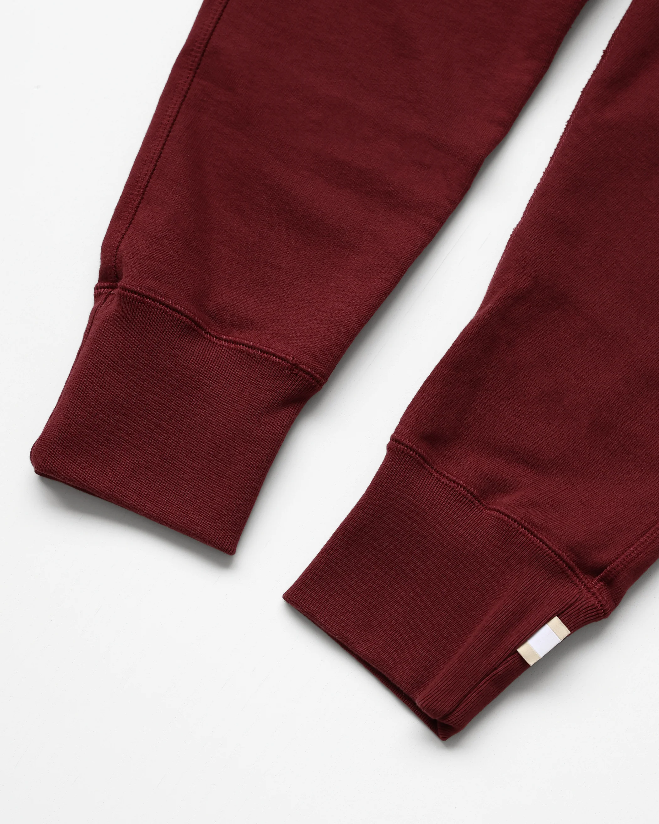 Skinny French Terry Sweatpant Burgundy - Unisex - Image 4