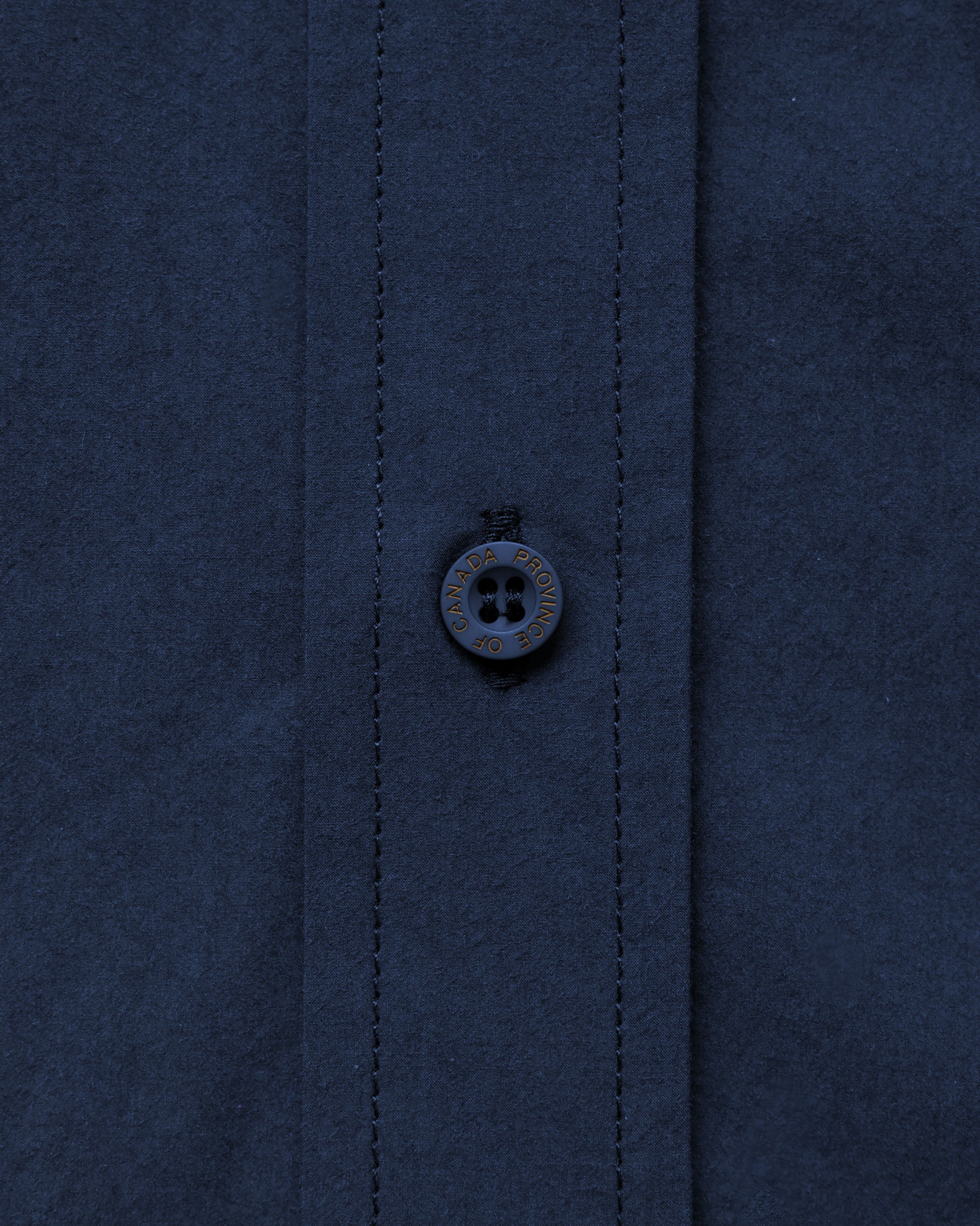 Washed Poplin Shirt Navy - Unisex - Image 6