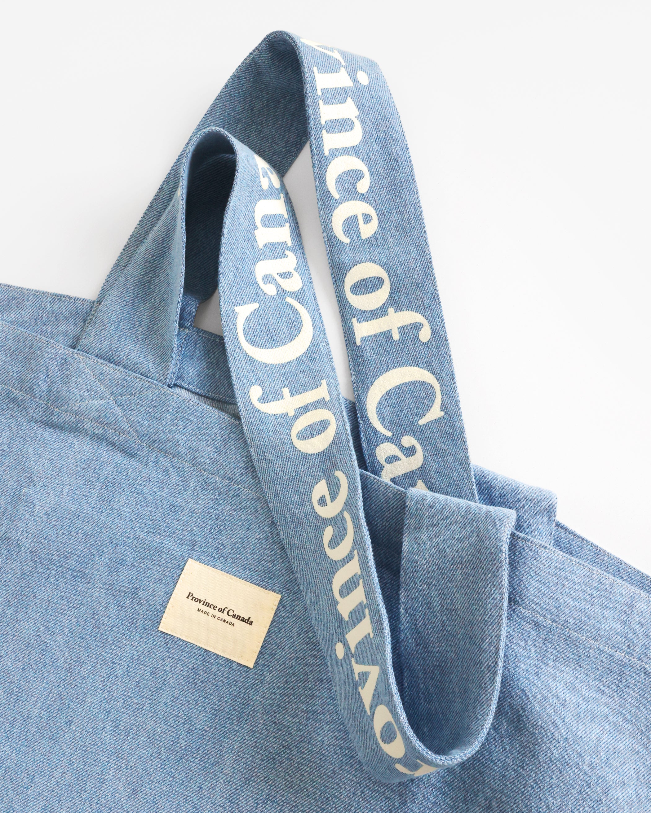 Wordmark Tote Bag Denim - Image 3